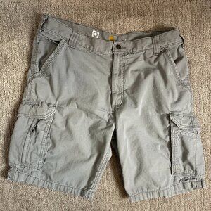 Carhartt Mens Relaxed Fit Shorts Size 38 Grey